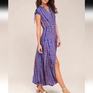 Lulus Multi Colored Maxi Dress. Boho. Beachy. Cruise.
